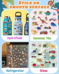 Benresive sticker book portable with handle ideal for travel