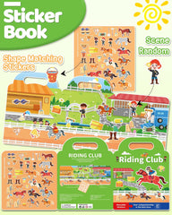 Benresive toddler sticker book for travel sparks creativity on family trips