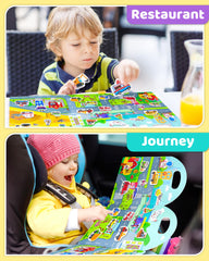 Benresive vehicle stickers on window spark imaginative play and easy surface decorating.