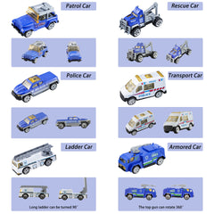 BenRich ambulance mini vehicle—detailed plaything for storytelling and fine motor practice.