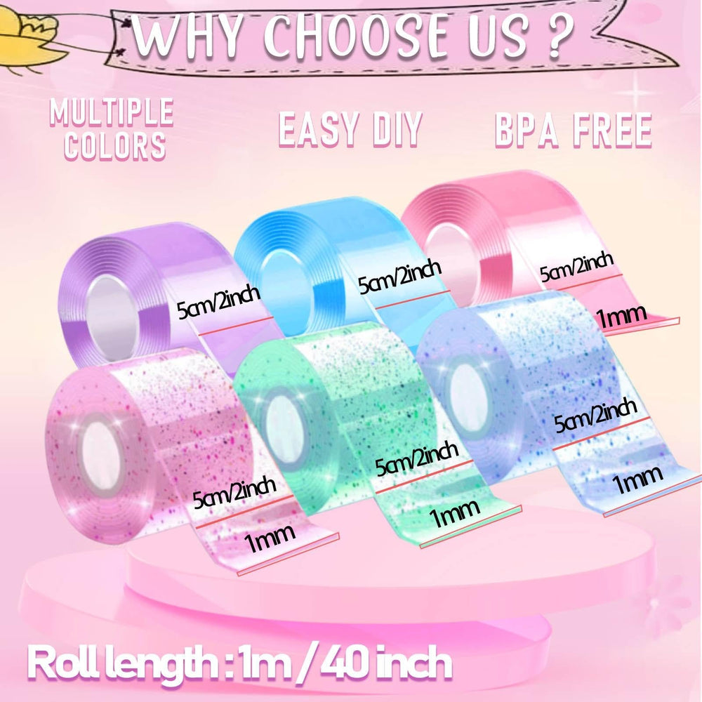 BENWIL nano tape bubbles kit straw: easy bubble creation with straws.