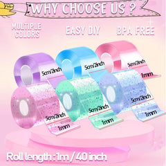 BENWIL nano tape bubbles kit straw: easy bubble creation with straws.