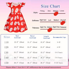 Benylion Hawaiian dress for girls in costume use, ideal for Halloween and holiday events.