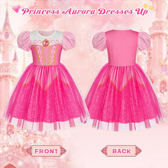 Benylion Princess Dress with mesh skirt detail adds shimmer and movement