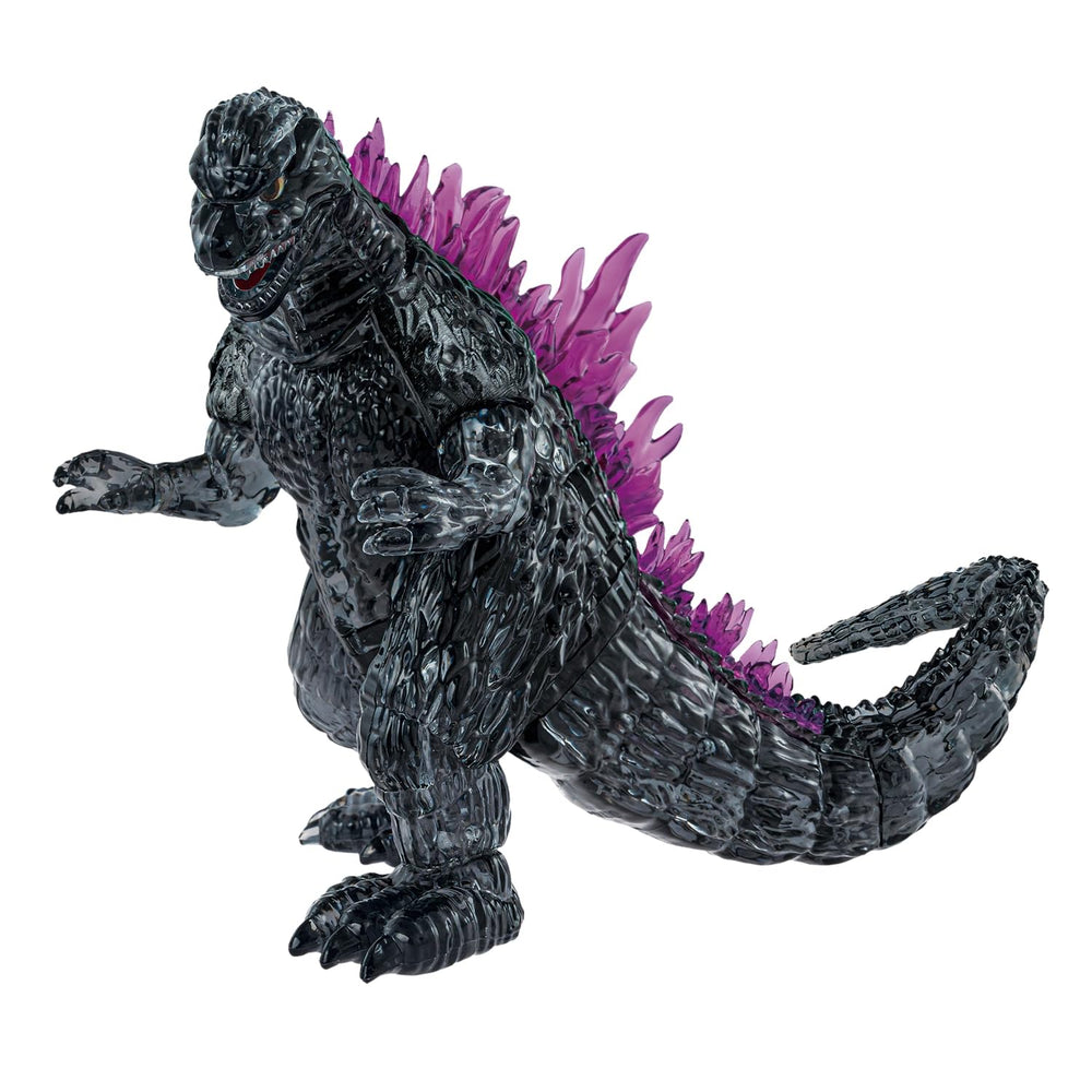 Bepuzzled Godzilla Ultra Deluxe 3D crystal puzzle showcases a stunning display after assembly.