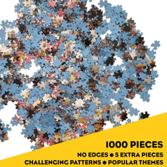 BePuzzled Impossibles borderless puzzle image showing irregular edges for added complexity.