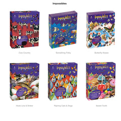 BePuzzled Impossibles five extra-pieces image highlighting added challenge and extended play.