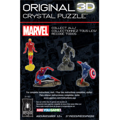 BePuzzled Marvel Iron Man 3D crystal puzzle collectible for fans and collectors.