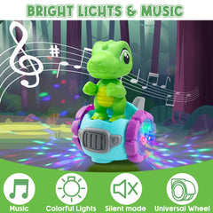 Beria Dinosaur Robot Car silent mode enables quieter play
