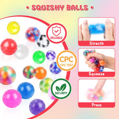 Besnel non-toxic TPR stress balls safe for frequent squeezes.