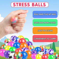 BESNEL squishy balls pocket-ready for on-the-go stress relief