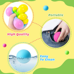 BESNEL Stress Ball easy to clean with soap and warm water.