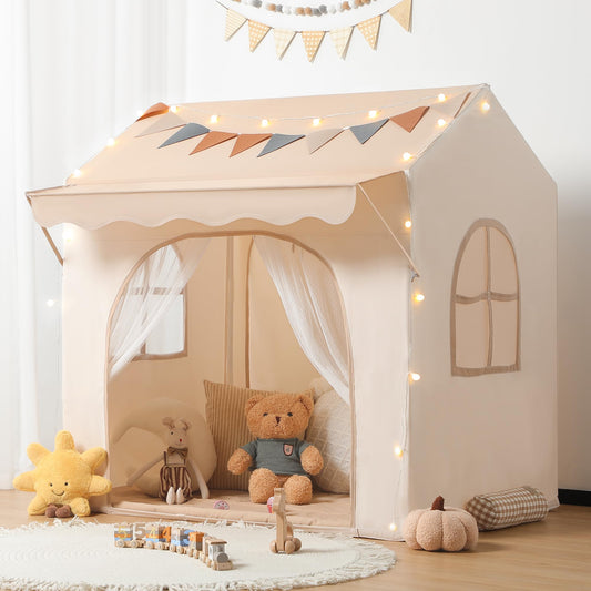 Besrey kids play tent with eave provides a cozy space for imagination.