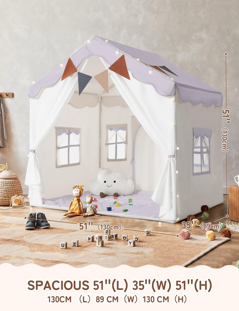 Besrey tent designed for indoor or outdoor use during playtime.