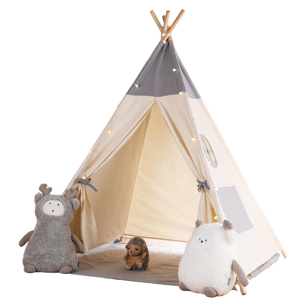 Besrey teepee top stabilizer prevents collapse during play.