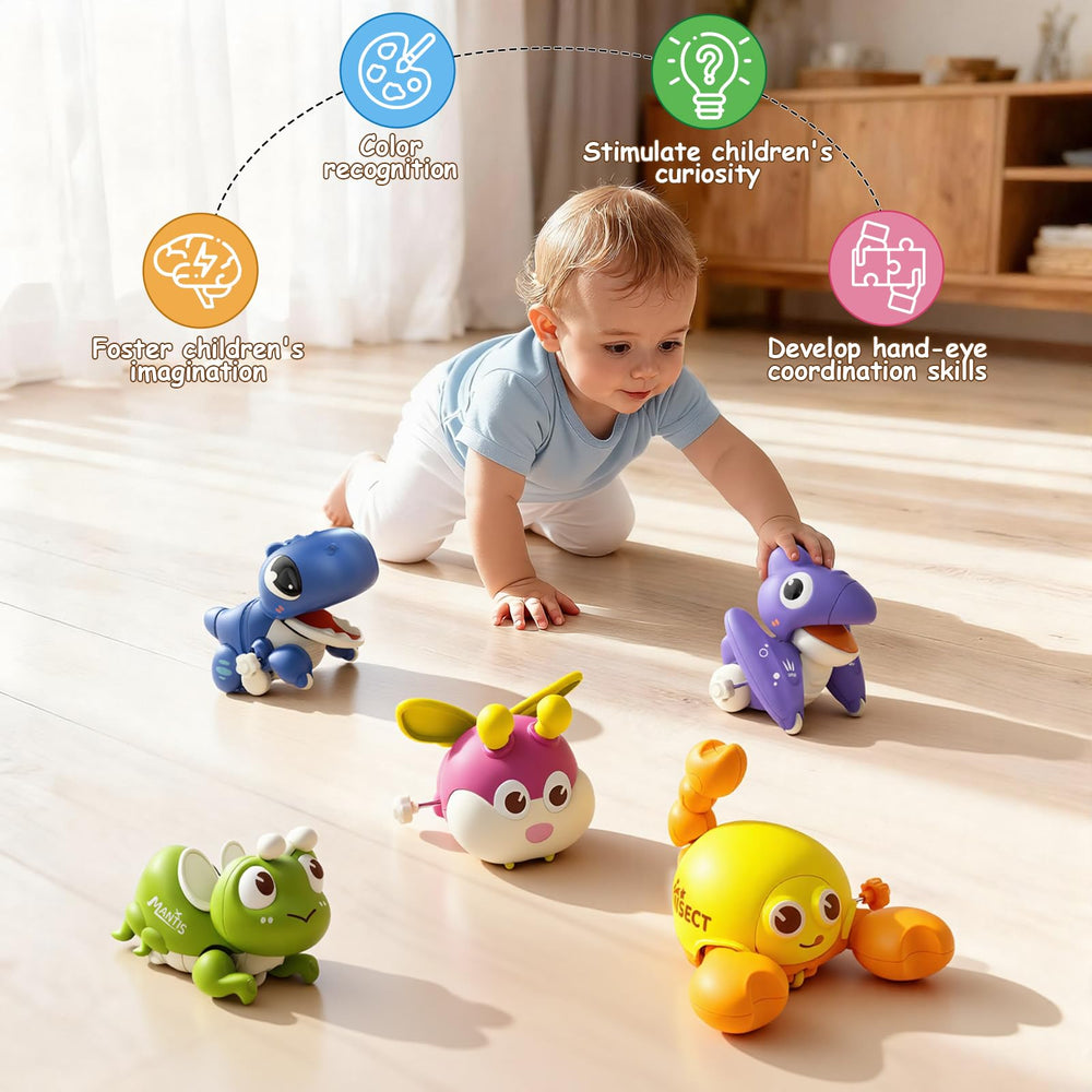 Bessome bright colors and animal designs spark early shape recognition.