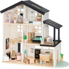 Best Choice Products doll house dimensions 28x12x27 inches fit spaces.