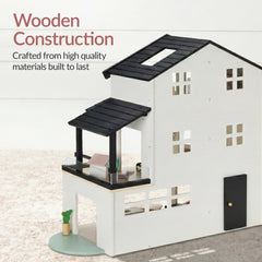 Best Choice Products doll house outdoor patio expands stories outdoors.