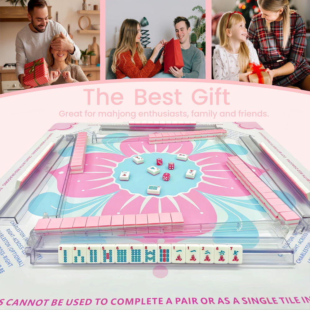 Bestcool gift-ready mahjong set suggests a thoughtful present for clubs or families.