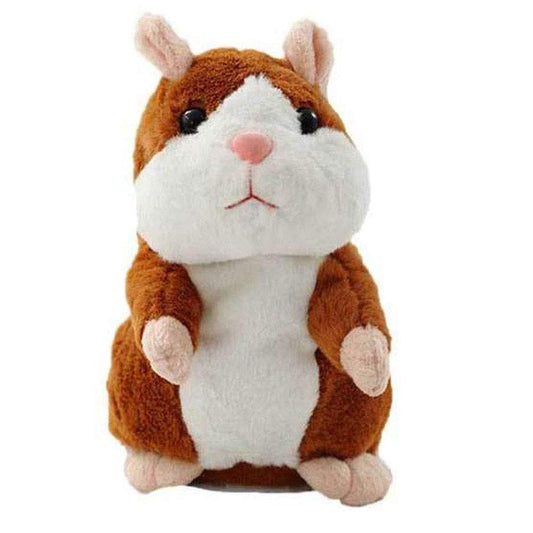 BestLand plush interactive talking hamster front view showing soft plush and friendly design