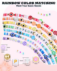 BestNow letter beads with three styles for personalized designs.