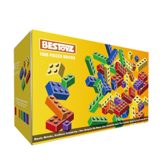 Bestoyz building bricks in rainbow colors inspire creative play and color recognition during early STEM fun