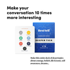 BestSelf Icebreaker Deeper Talk Deck date night setup sparks meaningful dialogue.