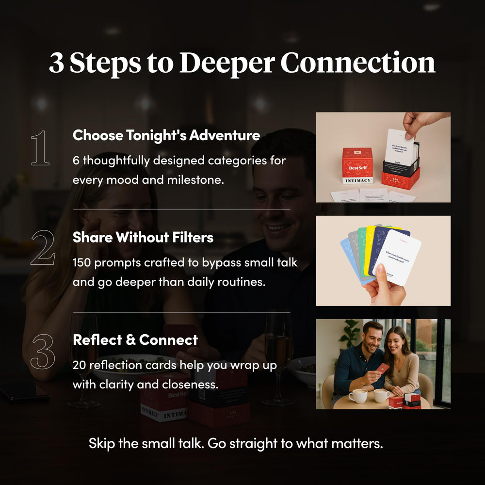 BestSelf Intimacy Deck seven categories promote deeper talks and variety