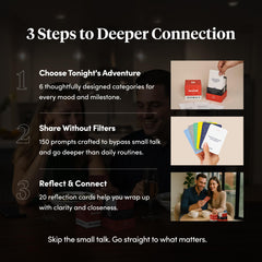BestSelf Intimacy Deck seven categories promote deeper talks and variety