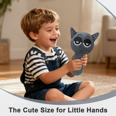 BESTVIVE plush figure gray collectible plush for fans and display