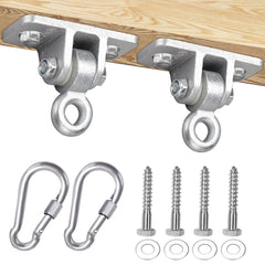 BETOOLL 2400lb swing hangers provide robust load support for wooden sets.