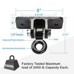 BETOOLL easy installation swing hanger with mounting kit