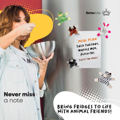 BETTERLINE bird-and-bug magnets bring color to your space and support pretend play.