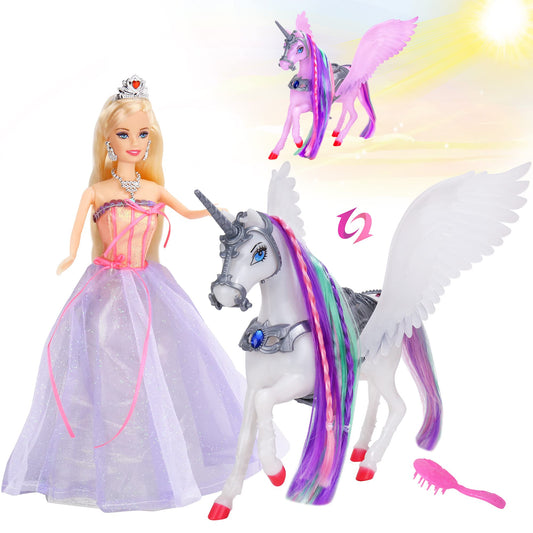 BETTINA color-changing unicorn under sunshine for outdoor playtime