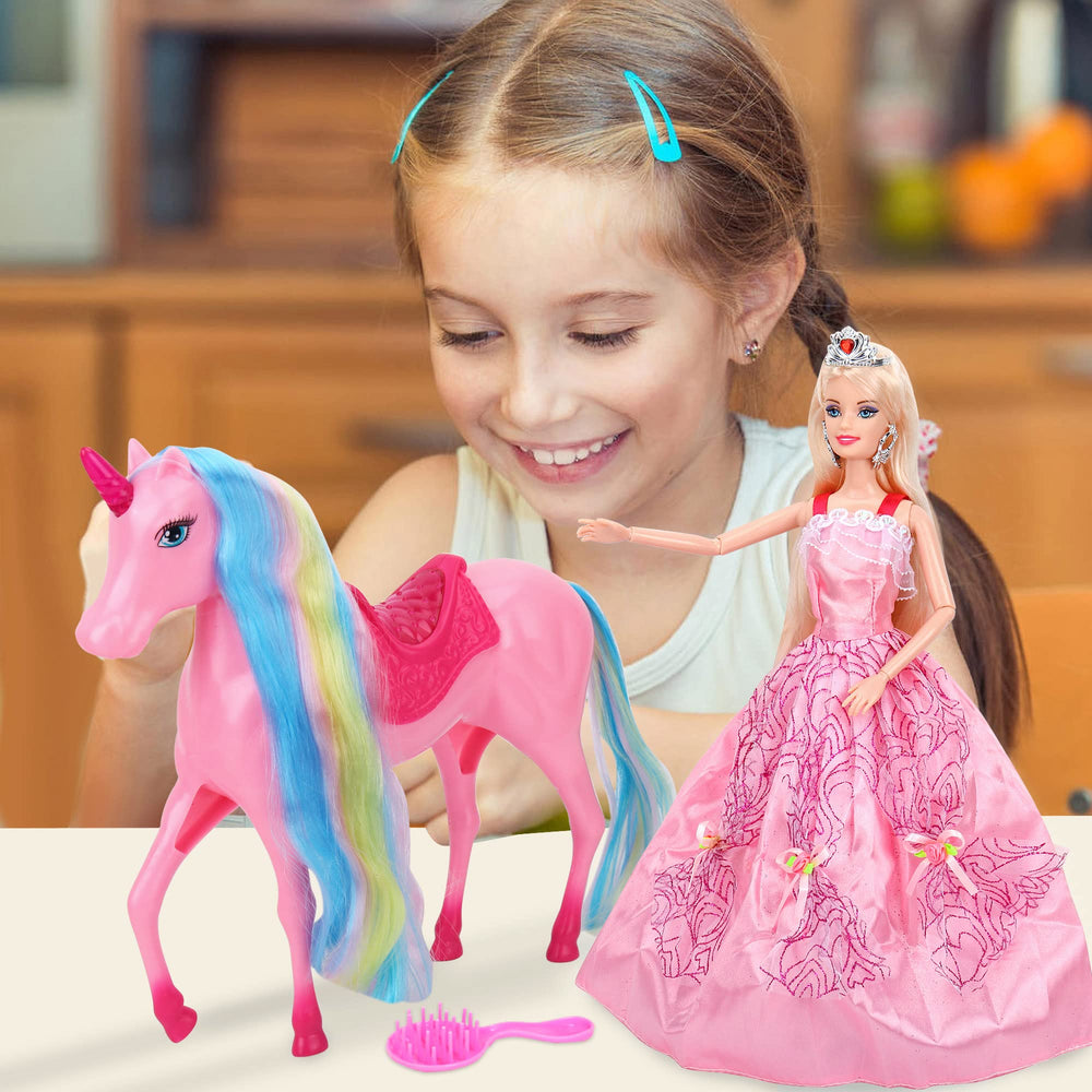 BETTINA unicorn-mane-tail-styling encourages creative hair design sessions
