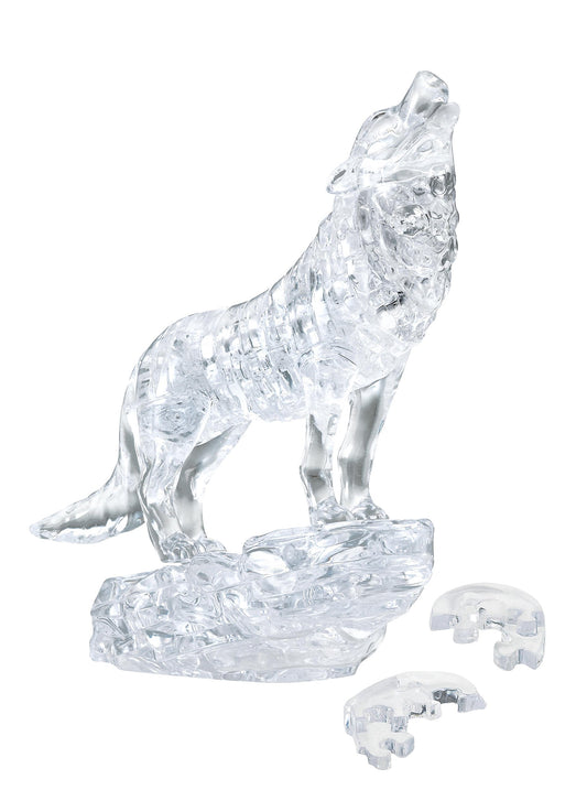Beverly 37-piece Crystal Puzzle Silver Wolf 50216 shines for elegant display.