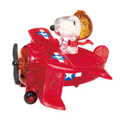 Beverly Crystal Puzzle Snoopy Flying Ace 50182 β transparent pieces create a sparkling display.