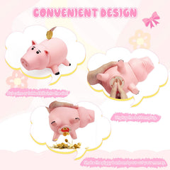 BewthU Hamm piggy bank bottom plug, easy coin retrieval.