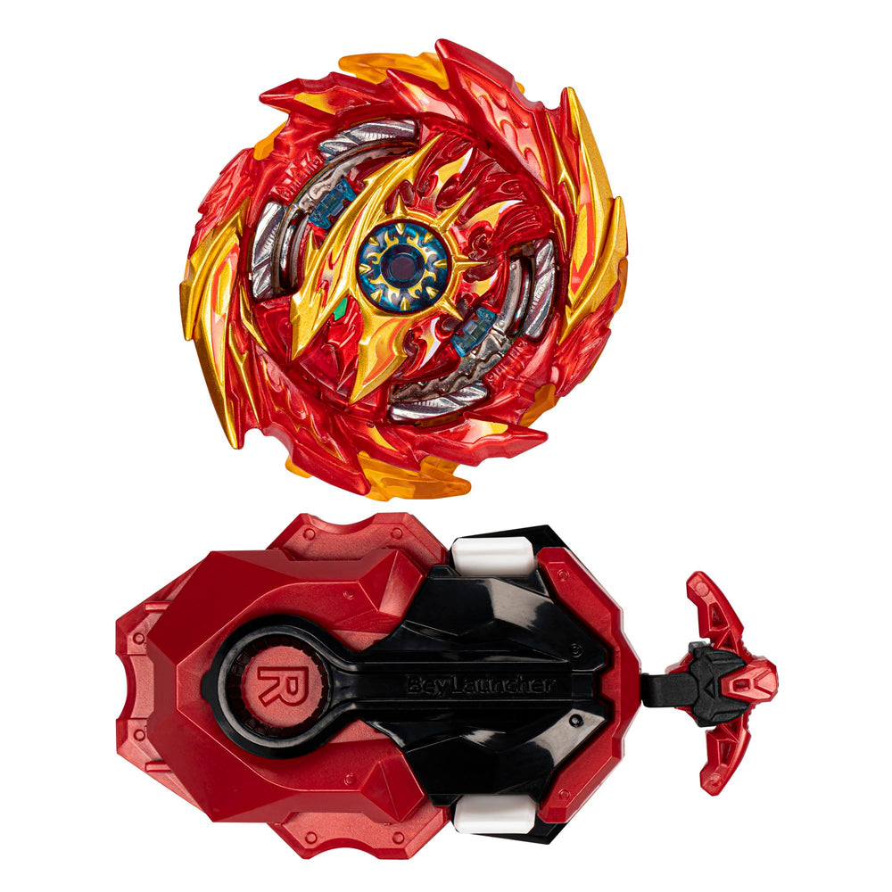 Die-cast metal Hyperion top with sturdy construction for stability.