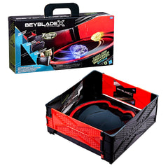 Beyblade X Clash and Carry Beystadium opened for portable on-the-go battles