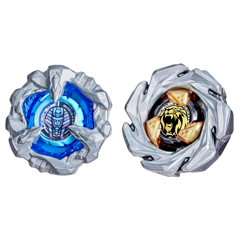 Beyblade X Crest Leon 7-60GN UX right-spin top emphasizing defense and reliability.