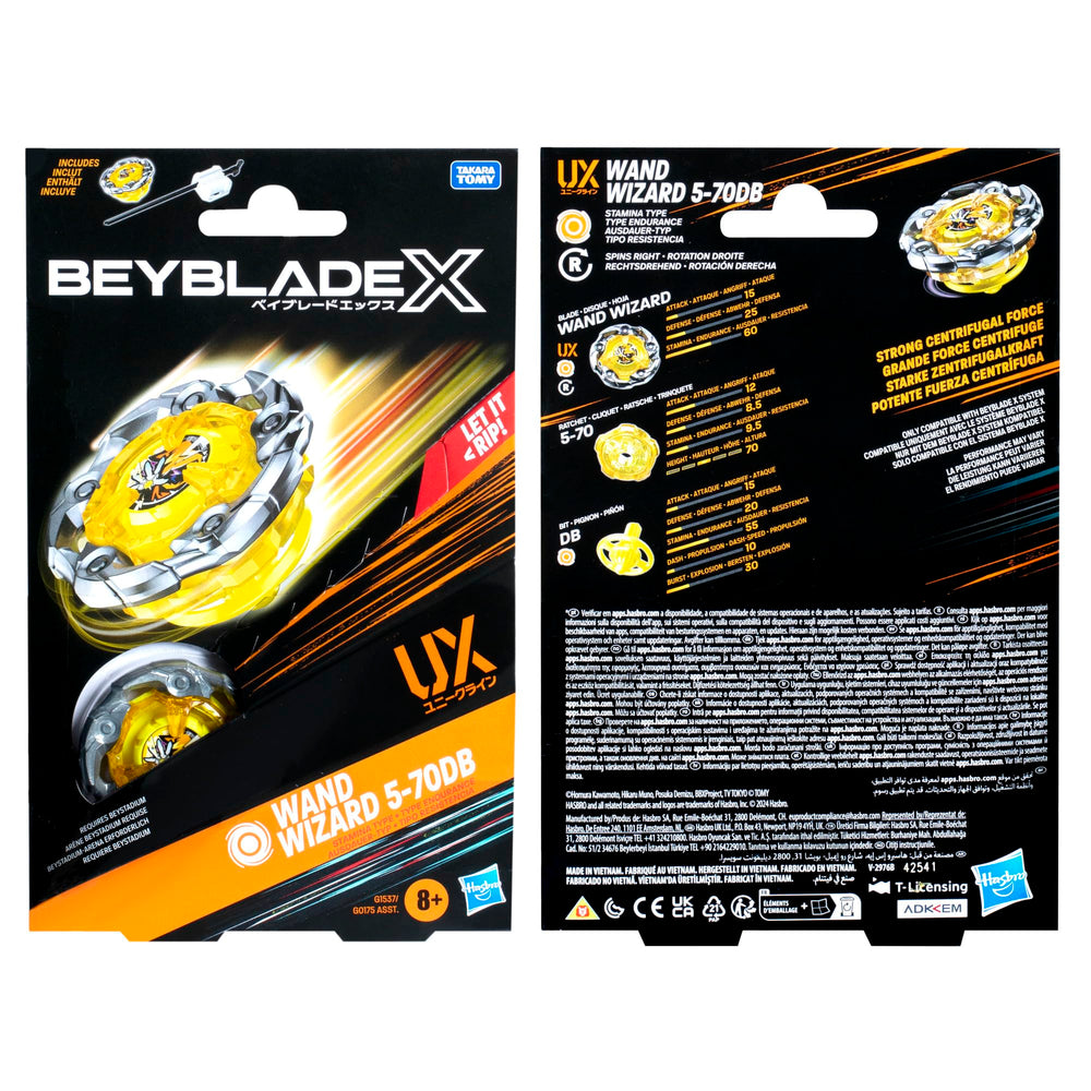 Dynamic Beyblade X spin action captures fast-paced competition.