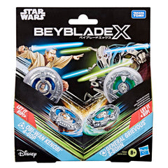 Beyblade X General Grievous 3-80HN top with right-spin defense for quick rebounds.