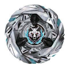 Beyblade X Sterling Wolf top in battle, showcasing stamina performance.