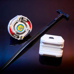 Beyblade X X-Celerator gear boosts speed during a dash for dramatic action.