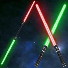 Beyondtrade Lightsabers extendable dual blades for epic duels and easy storage.