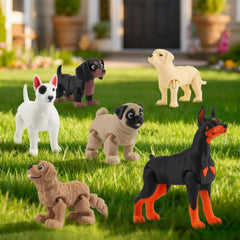 BEYONGME Golden Retriever figurine for storytelling and classroom display.