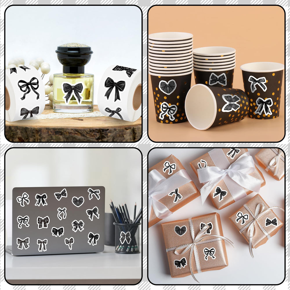 BeYumi bow decals add sophisticated, reusable embellishment to envelopes.