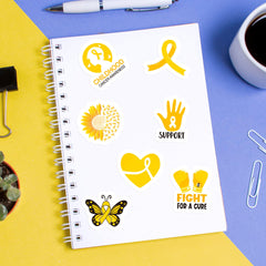 BeYumi butterfly sticker to decorate folders while spreading hope.