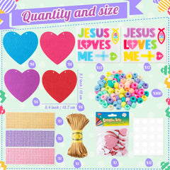 BeYumi Jesus Loves Me die-cut sheets enable personalized necklace designs.